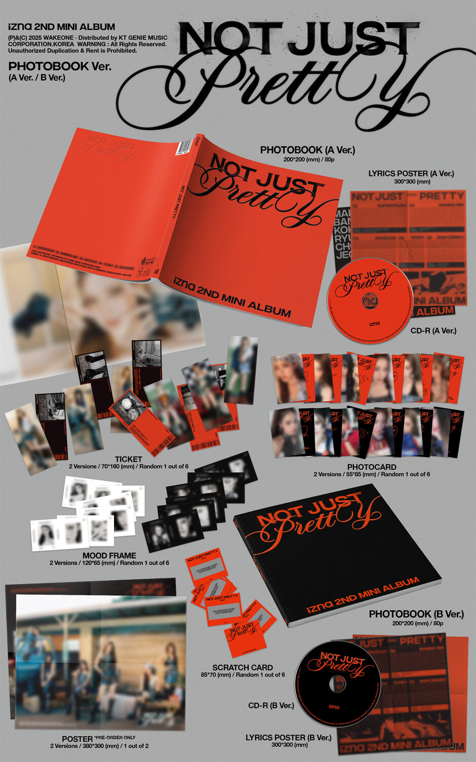 [PRE-ORDER] izna - Not Just Pretty (Photobook Ver)