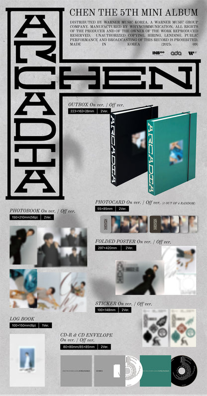 [PRE-ORDER] CHEN - Arcadia (Photobook Ver.)