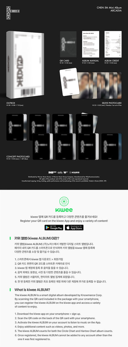 [PRE-ORDER] CHEN - Arcadia (Kiwee Ver.)