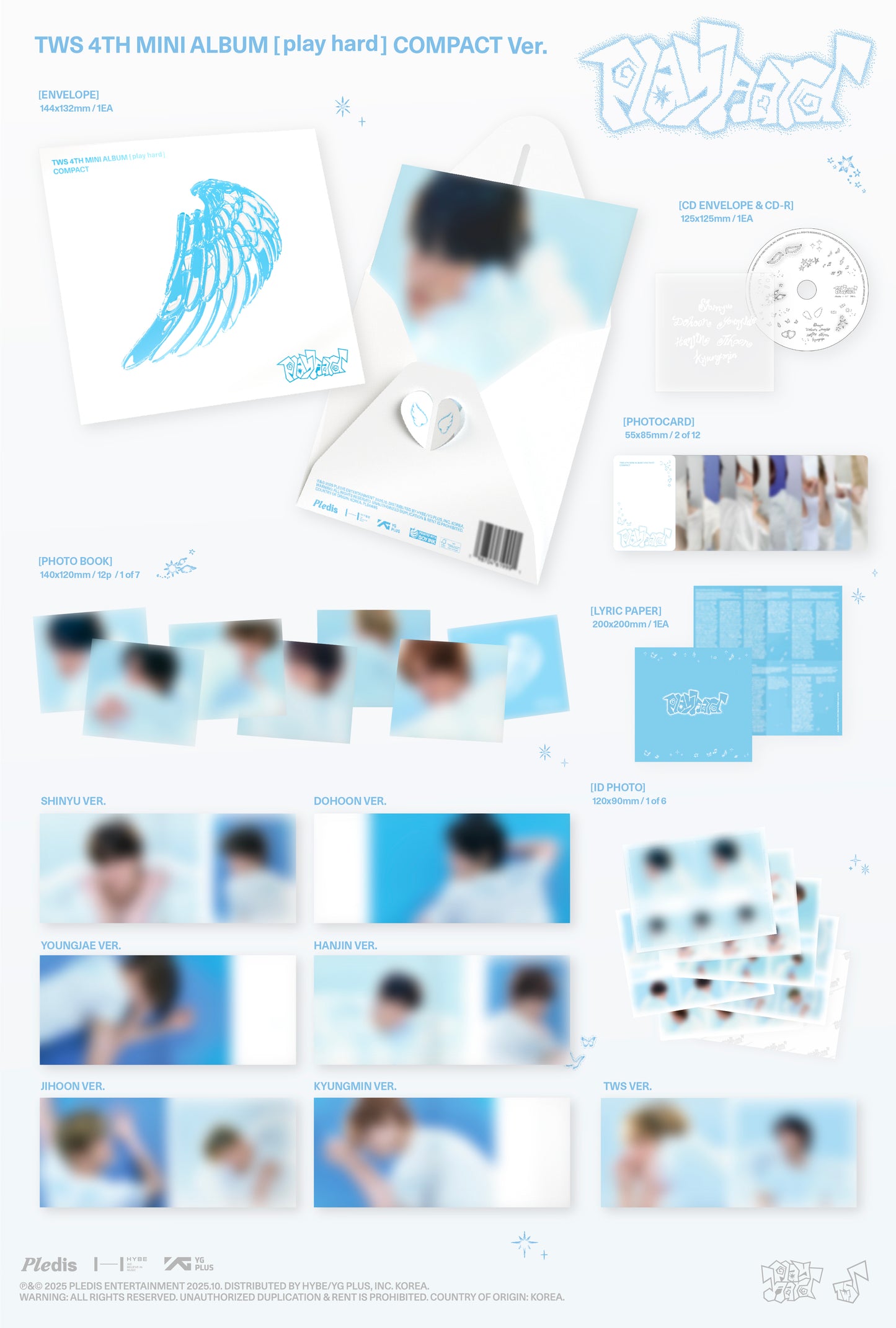 [PRE-ORDER] TWS - play hard (COMPACT Ver.)