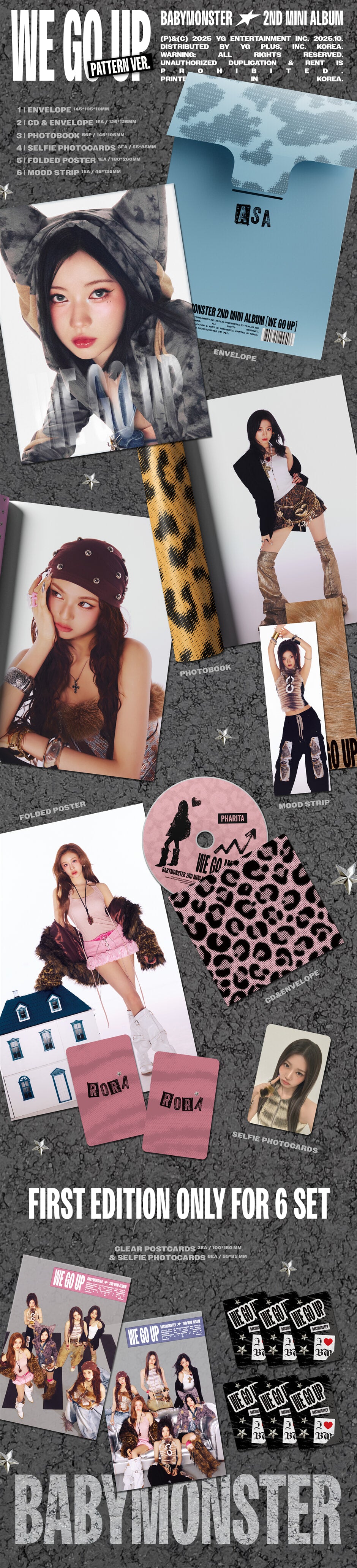 BABYMONSTER - WE GO UP (Pattern Ver.)