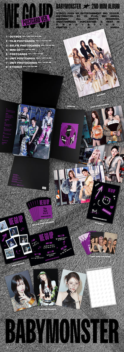 [PRE-ORDER] BABYMONSTER - WE GO UP (POSTCARD Ver.)