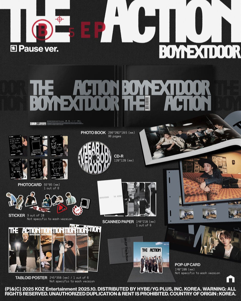 BOYNEXTDOOR - The Action (Photobook Ver.)