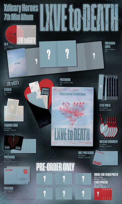 [PRE-ORDER] Xdinary Heroes -  LXVE to DEATH (Photobook Ver.)