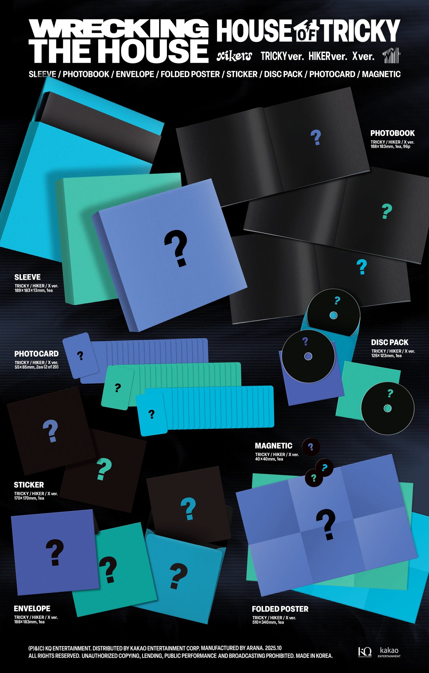 [PRE-ORDER] xikers - HOUSE OF TRICKY : WRECKING THE HOUSE (Photobook Ver.)