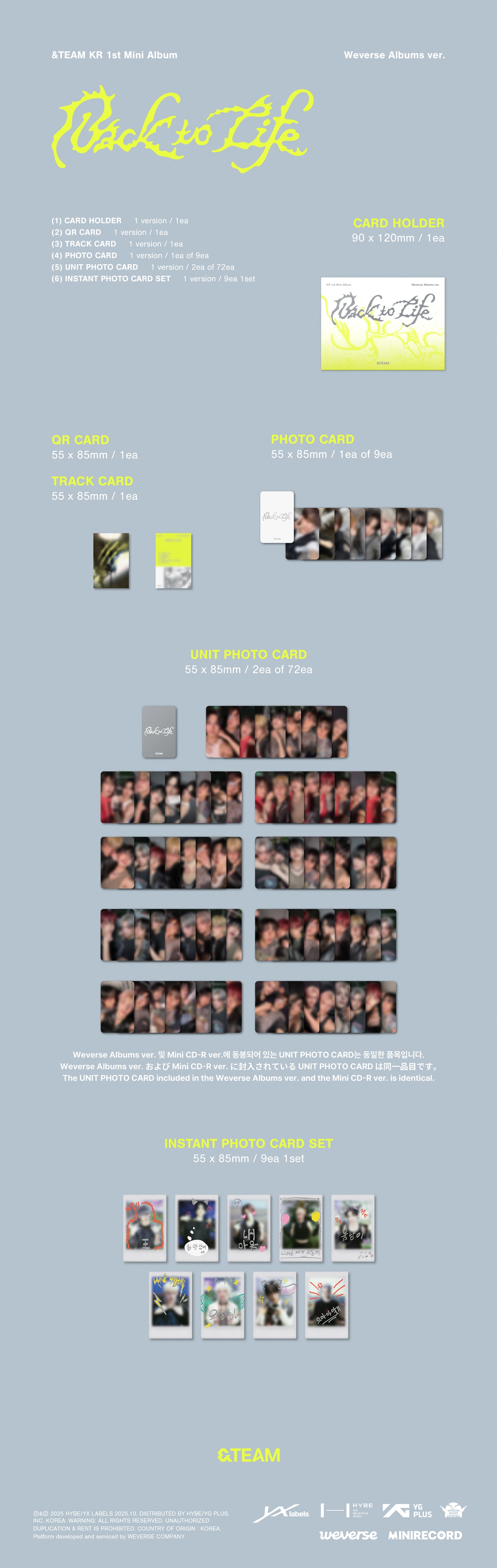 &TEAM - Back To Life (Weverse Albums Ver.)
