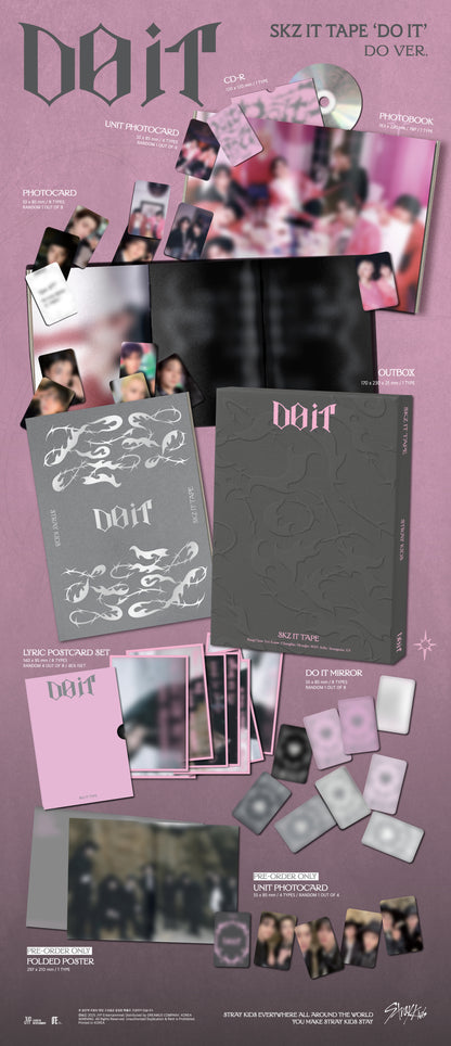 [PRE-ORDER] Stray Kids - SKZ IT TAPE ‘DO IT’ (DO Ver. /Limited Ver.)