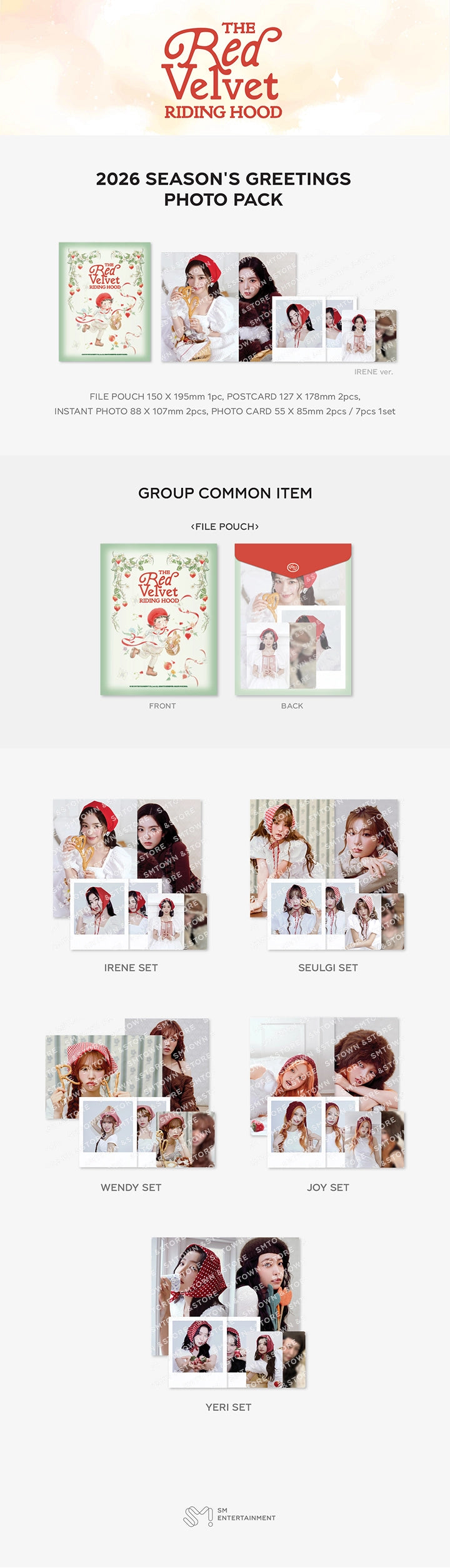 [PRE-ORDER] Red Velvet - Season's Greetings 2026 Photo Pack