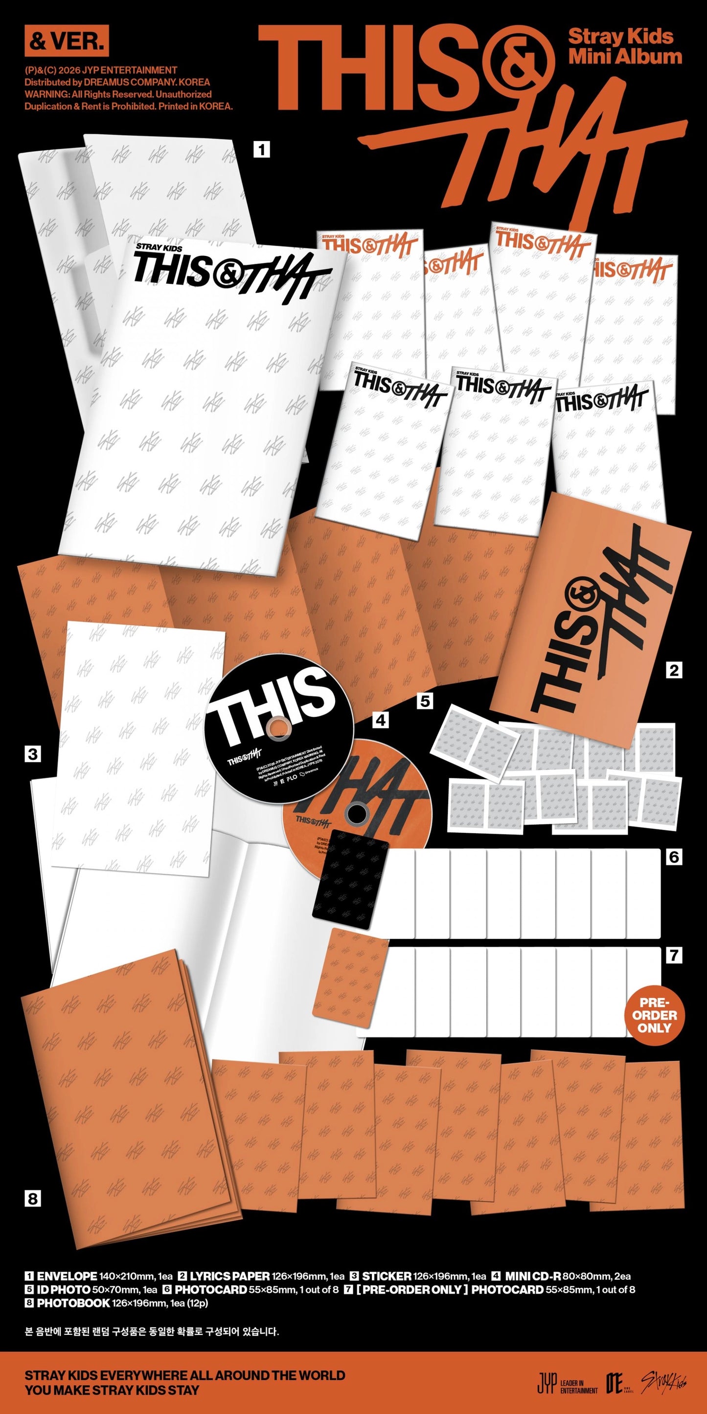 [PRE-ORDER] STRAY KIDS - THIS & THAT (& Ver.)