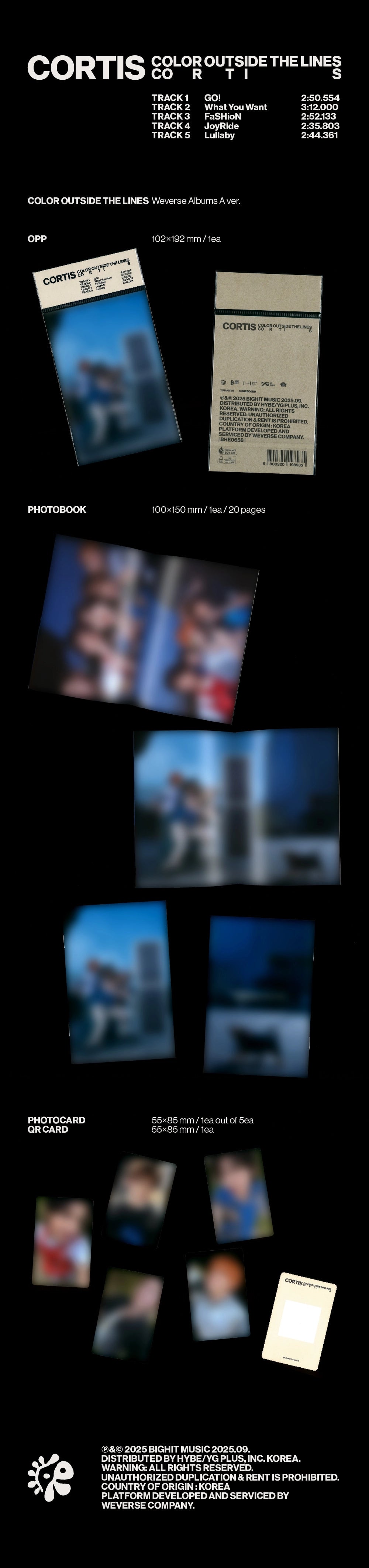 CORTIS (@cortis_bighit) The 1st EP CORTIS COLOR OUTSIDE weverse