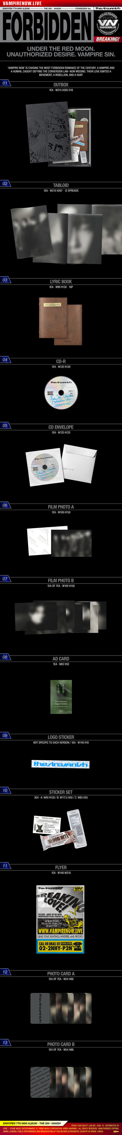 [PRE-ORDER] ENHYPEN - THE SIN : VANISH (Photobook Ver.)