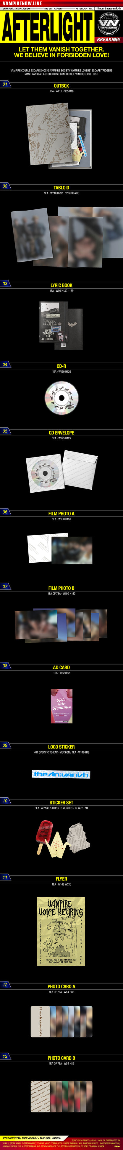 [PRE-ORDER] ENHYPEN - THE SIN : VANISH (Photobook Ver.)