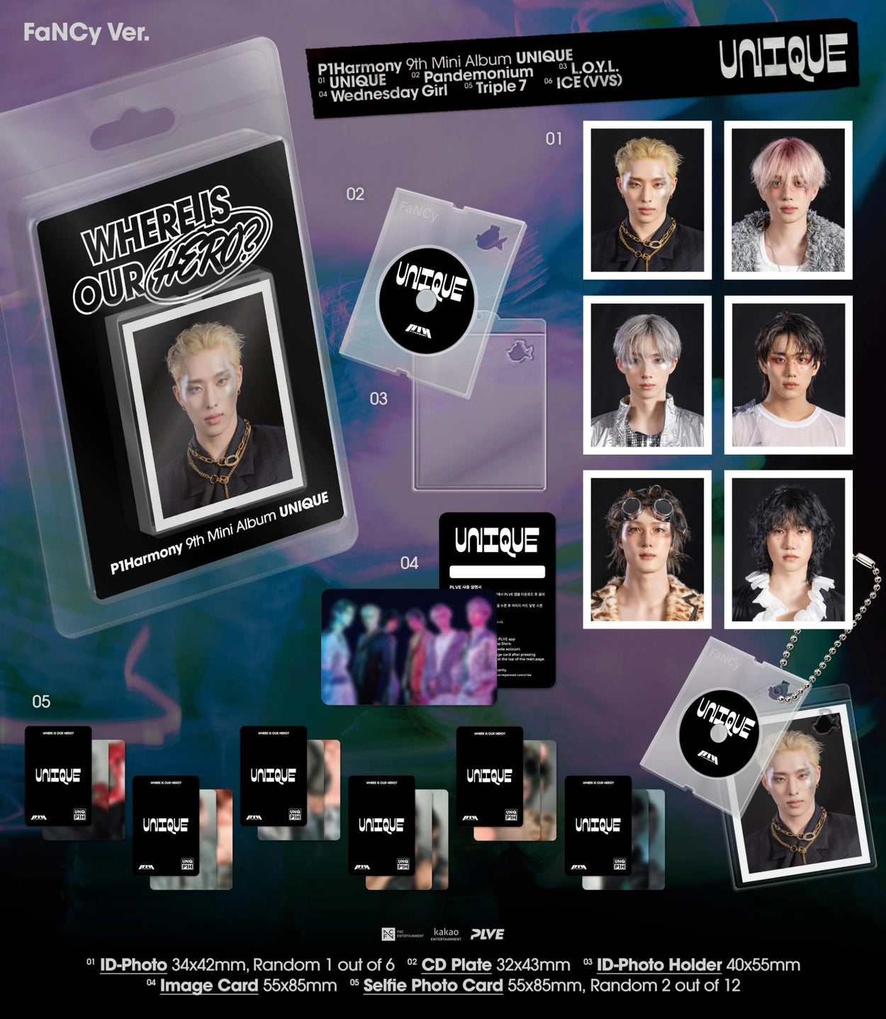 P1Harmony - UNIQUE (FaNCy Ver.) – K Stars P1Harmony - UNIQUE (FaNCy Ver.) – K Stars