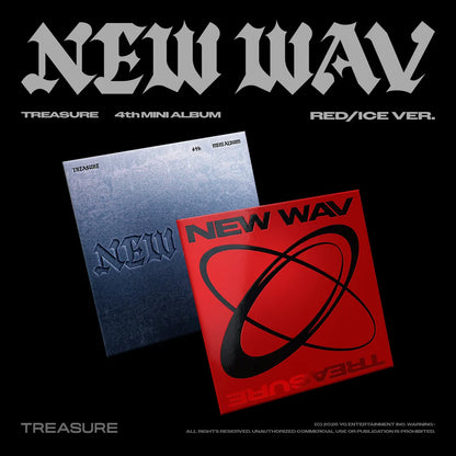 TREASURE - NEW WAV (Red/Ice Ver.)