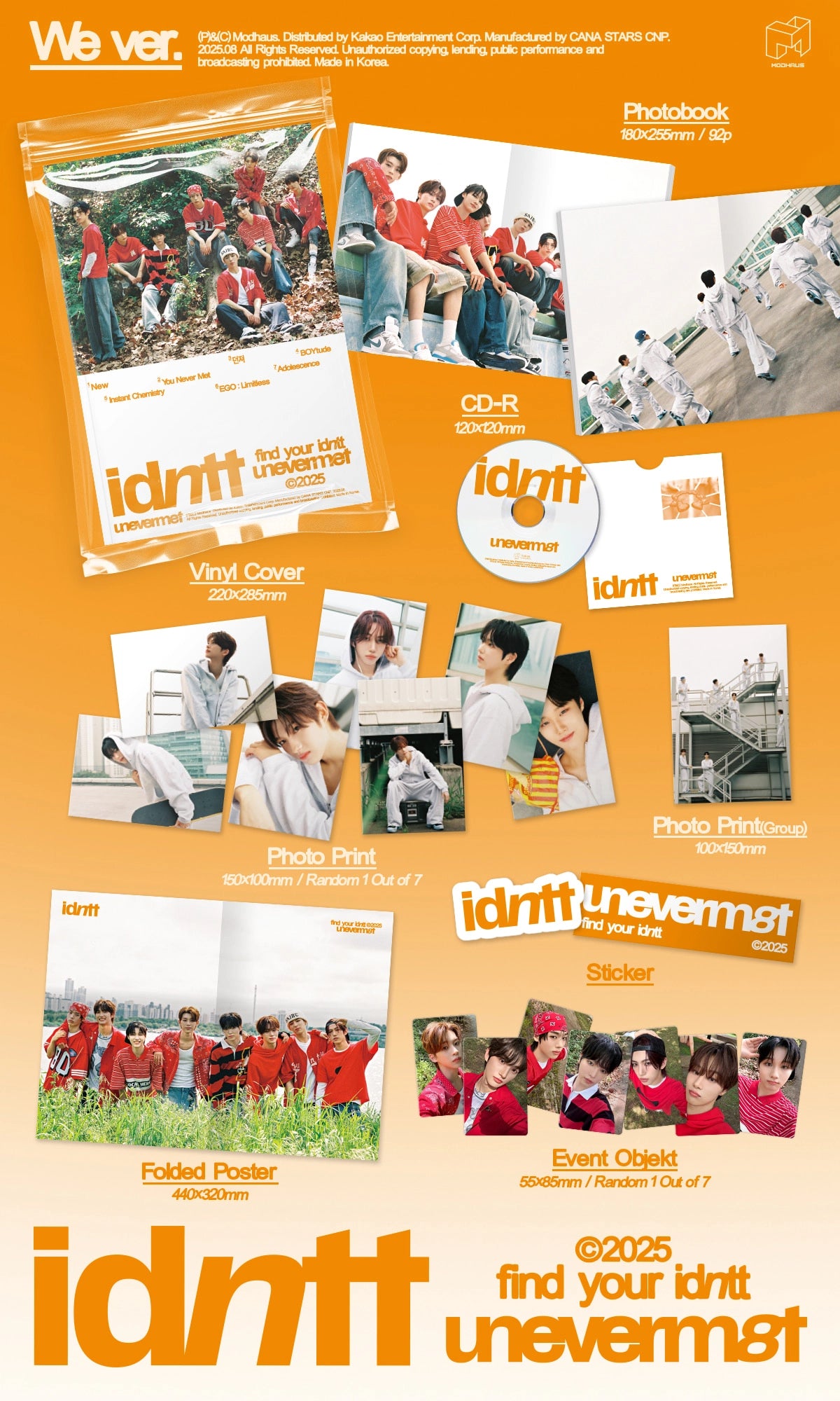 idntt - unevermet (Photobook Ver.)