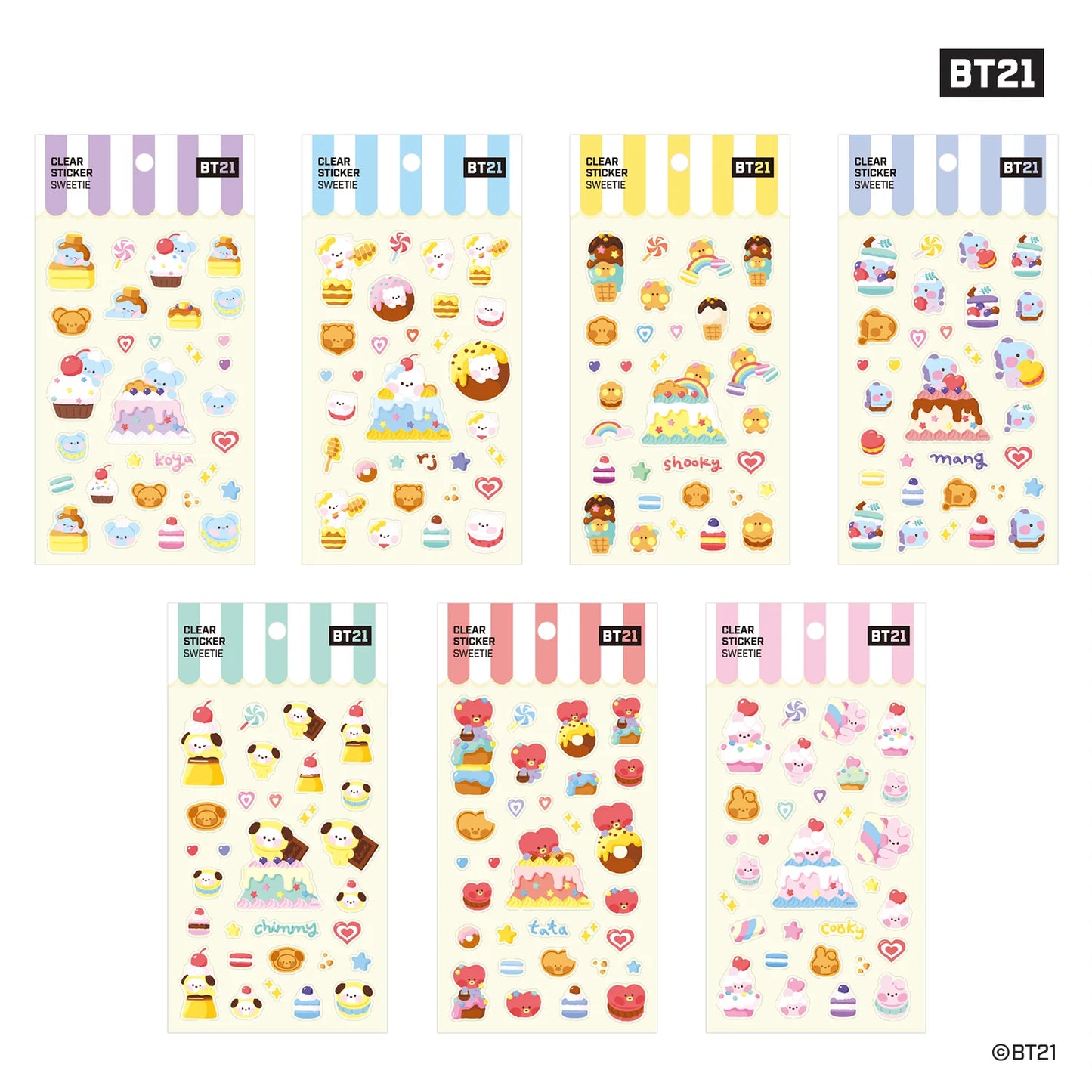 BT21 Minini - Sweetie Clear Sticker