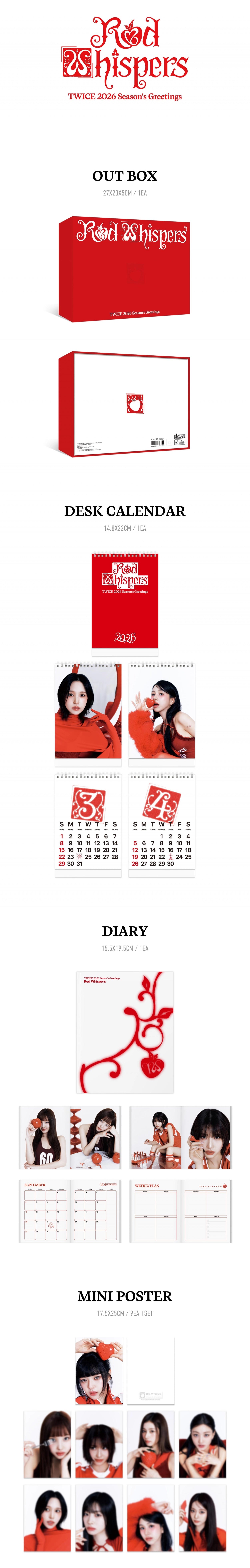 [PRE-ORDER] TWICE - 2026 SEASONS GREETINGS (With POB)