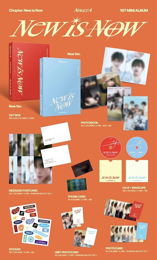 NouerA - New is Now (Photobook) [Makestar Lucky Draw Exclusive Photocard]