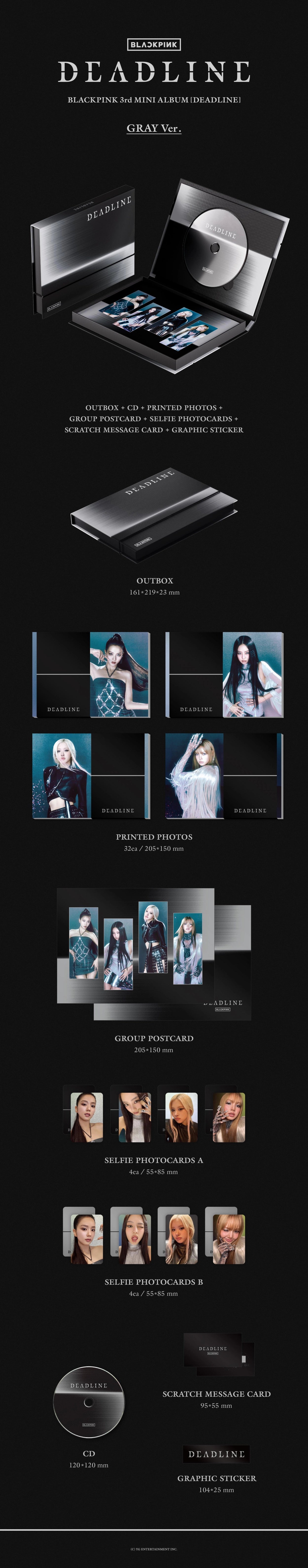 BLACKPINK - DEADLINE (Gray Ver.) – K Stars