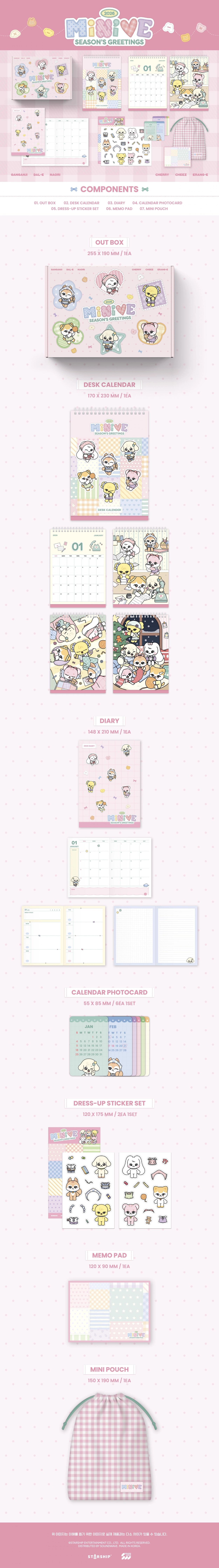 [PRE-ORDER] IVE MINIVE - 2026 SEASONS GREETINGS