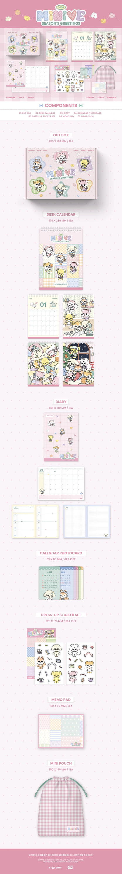 [PRE-ORDER] IVE MINIVE - 2026 SEASONS GREETINGS