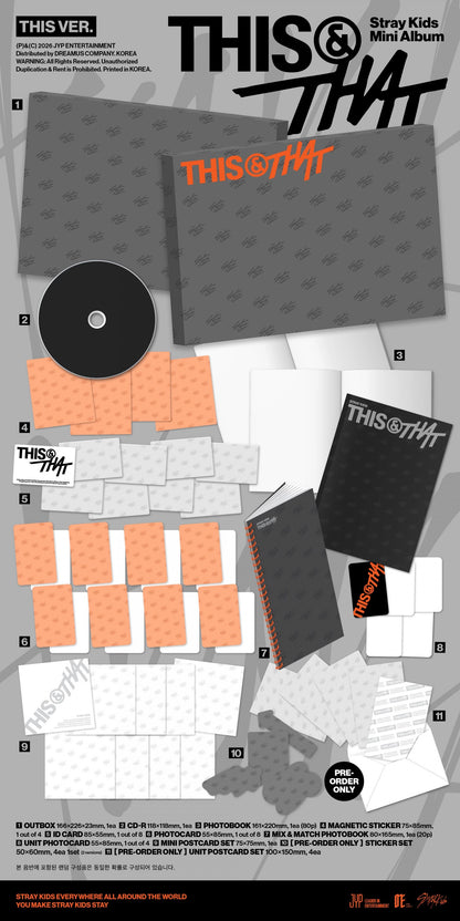 [PRE-ORDER] STRAY KIDS - THIS & THAT (Photobook Ver.)