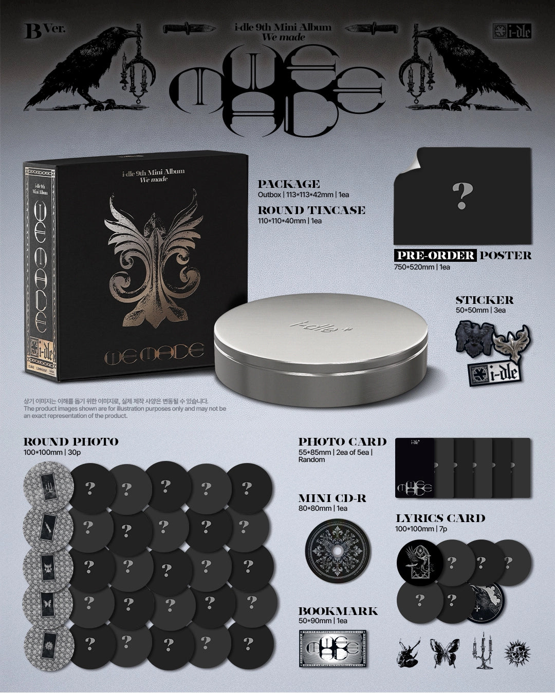 [PRE-ORDER] I-DLE - We Made (B Ver)