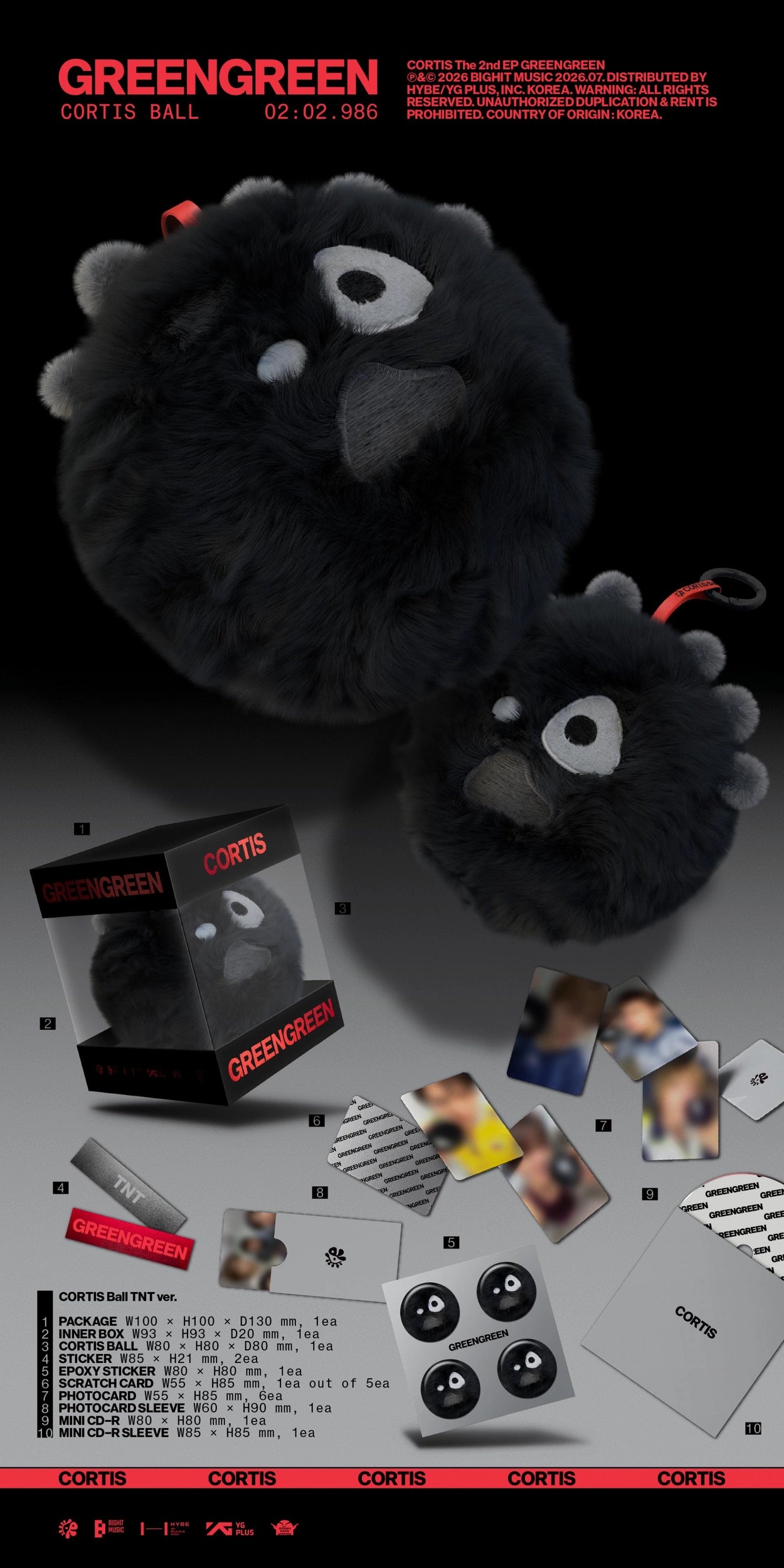 [PRE-ORDER] CORTIS - GREENGREEN (CORTIS Ball Ver.)