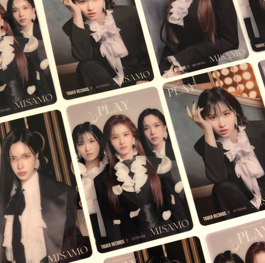 MISAMO (TWICE) - PLAY Tower Records Photocards