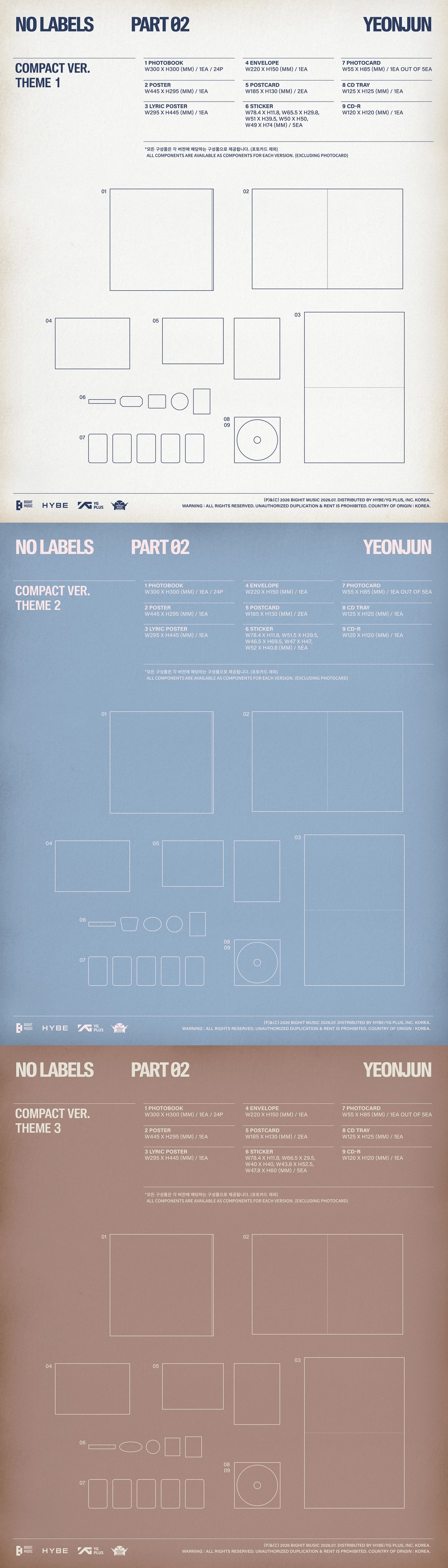 [PRE-ORDER] YEONJUN (TXT) - NO LABELS: PART 02 (Compact Ver.)