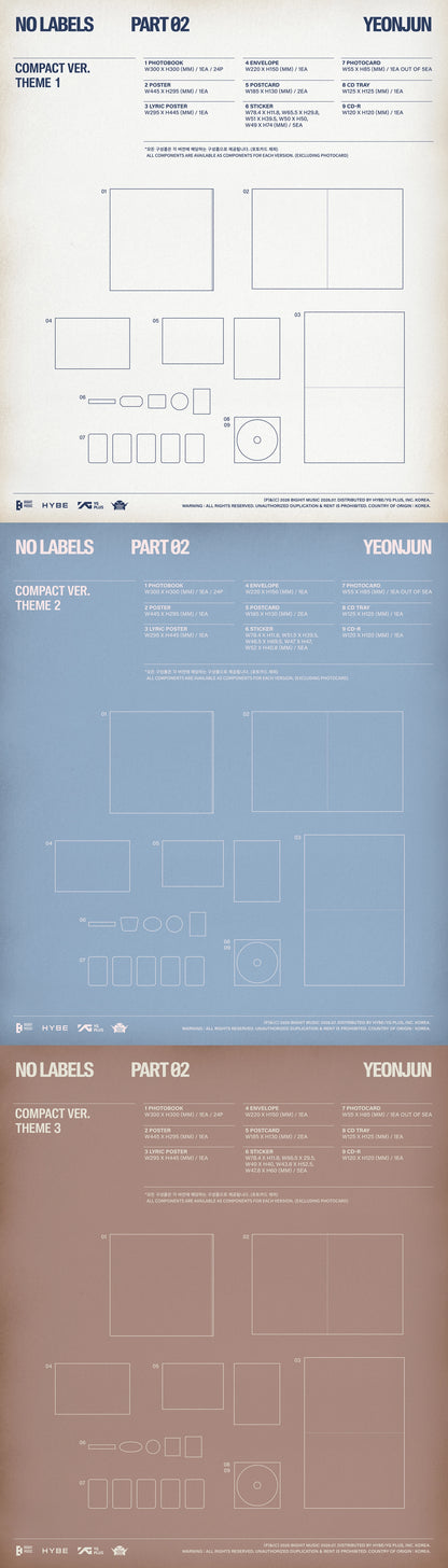 [PRE-ORDER] YEONJUN (TXT) - NO LABELS: PART 02 (Compact Ver.)