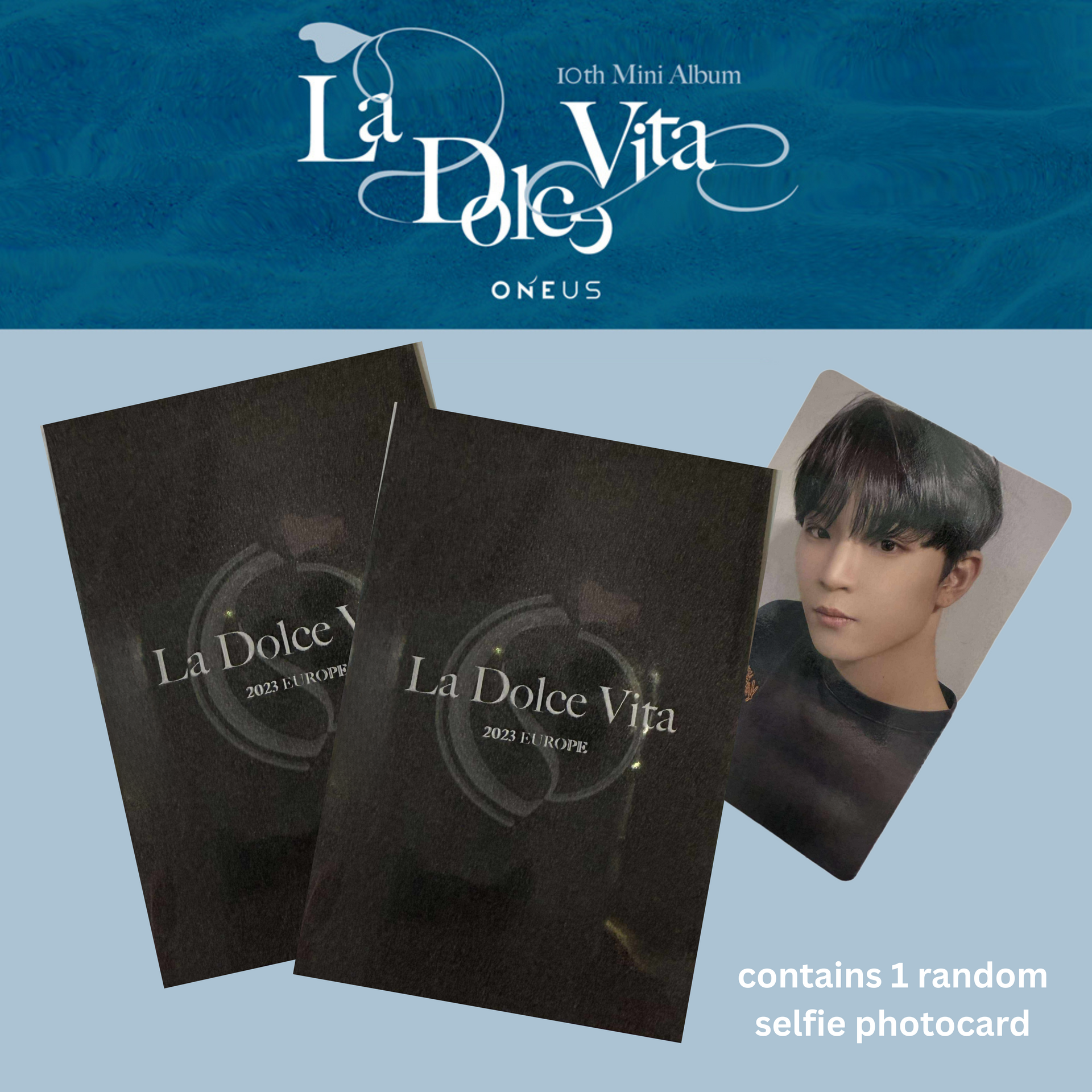 ONEUS 'LA DOLCE VITA' OFFICIAL POP-UP MERCH - Trading Photocards ONEUS 'LA DOLCE VITA' OFFICIAL POP-UP MERCH - Trading Photocards