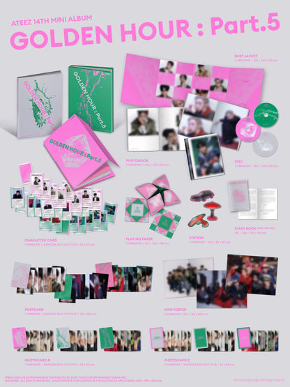 [PRE-ORDER] ATEEZ - GOLDEN HOUR PART.5 (Photobook Ver)