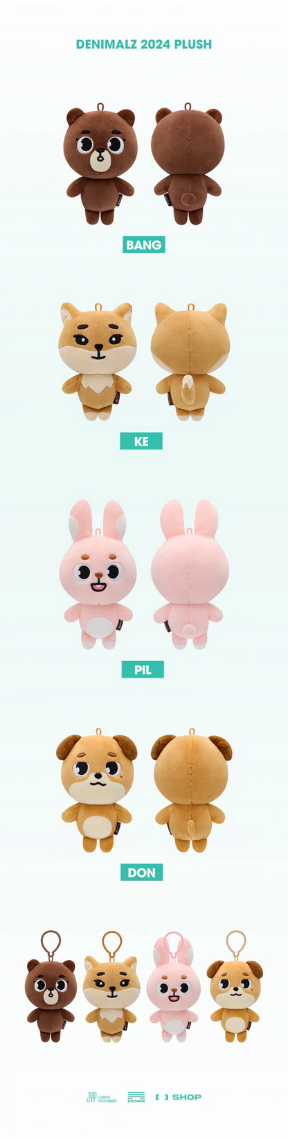 DAY6 - Denimalz Plush (2024 Ver - Mission No.9 MD)