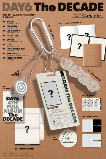 DAY6 - The DECADE (ID Card Ver.)