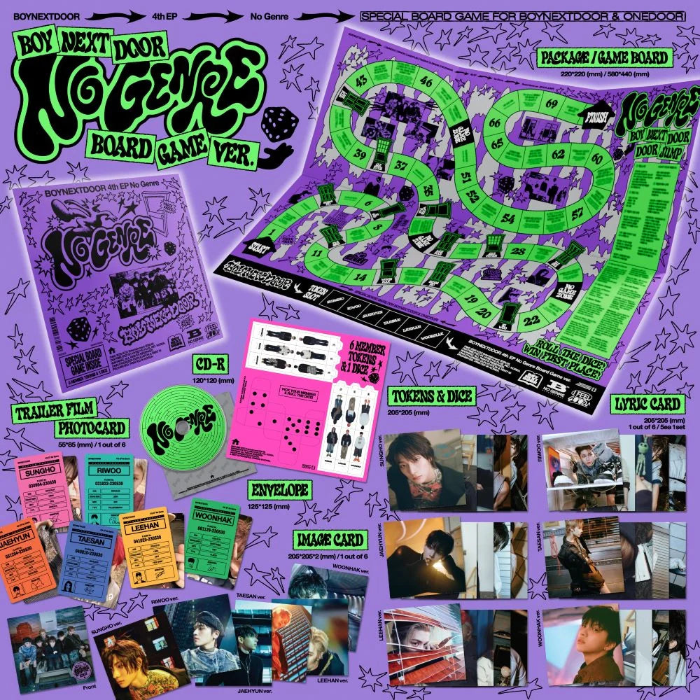 BOYNEXTDOOR No Genre Bored Game ver.ジヒョン BOYNEXTDOOR - No Genre (Board Game Ver.) – K Stars