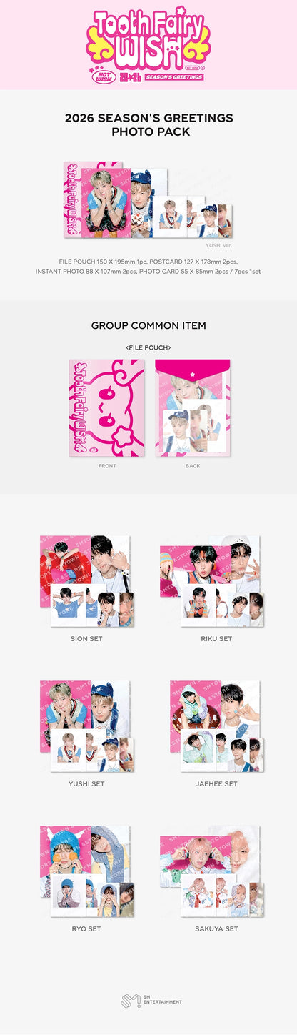 [PRE-ORDER] NCT Wish - Season's Greetings 2026 Photo Pack