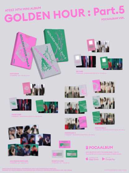 [PRE-ORDER] ATEEZ - GOLDEN HOUR PART.5 (POCA Ver)