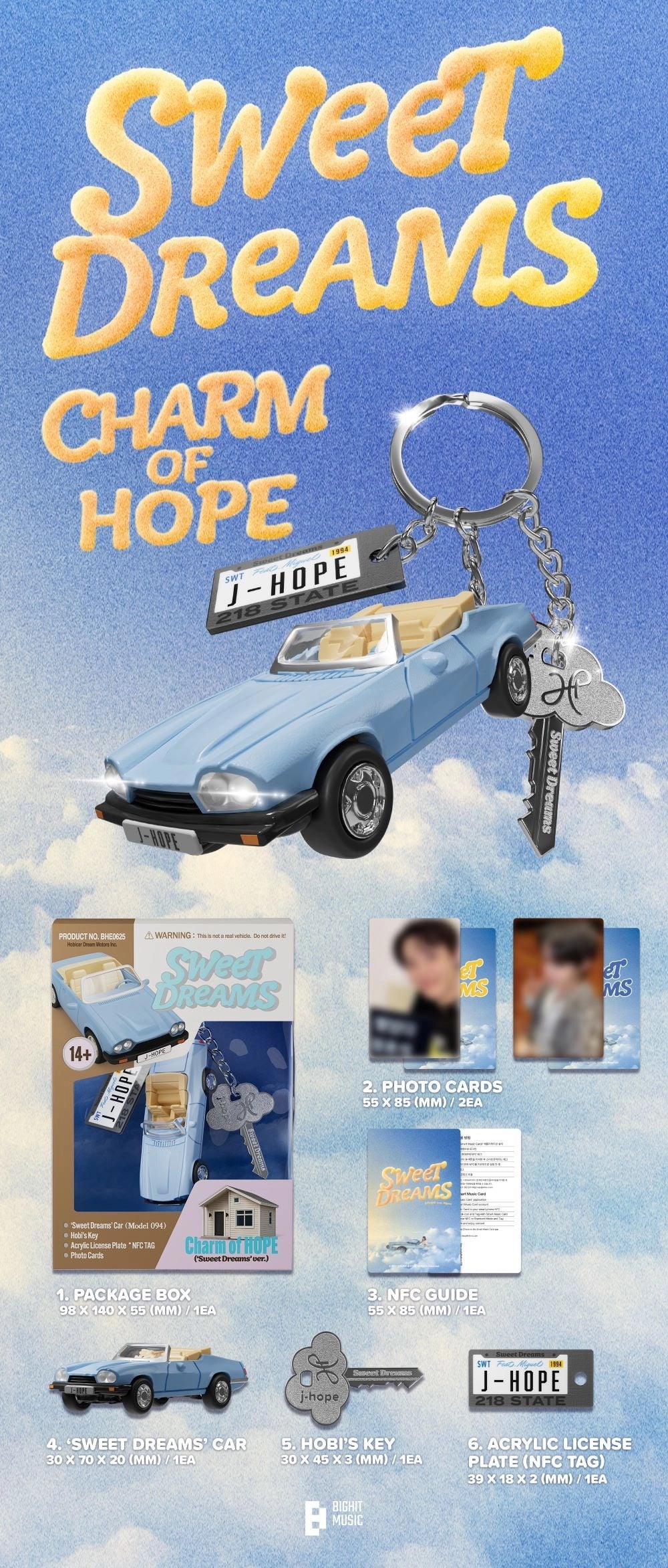 アイドル J hope AND_WHAT? Charm j-hope Exhibition AND WHAT Acorn Charm - A-KPOP