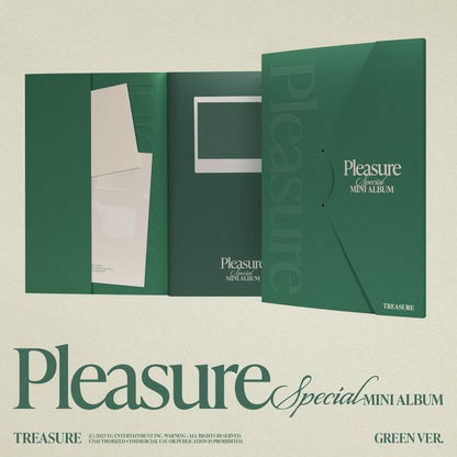 [PRE-ORDER] TREASURE - PLEASURE (Yellow/Green Ver)