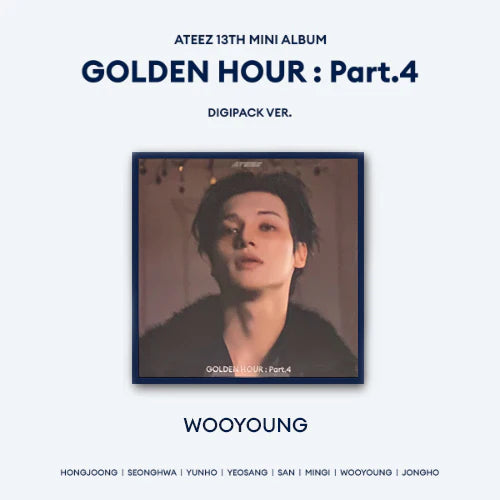 【新品未開封 24冊】ATEEZ Golden hour Part.4デジパ ATEEZ GOLDEN HOUR : Part.4 Digipack (Member Cover) | Pre-Order