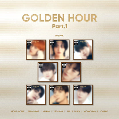 ATEEZ - GOLDEN HOUR PART. 1 (Digipak Ver) [hello82 EUROPE POP-UP EXCLUSIVE]