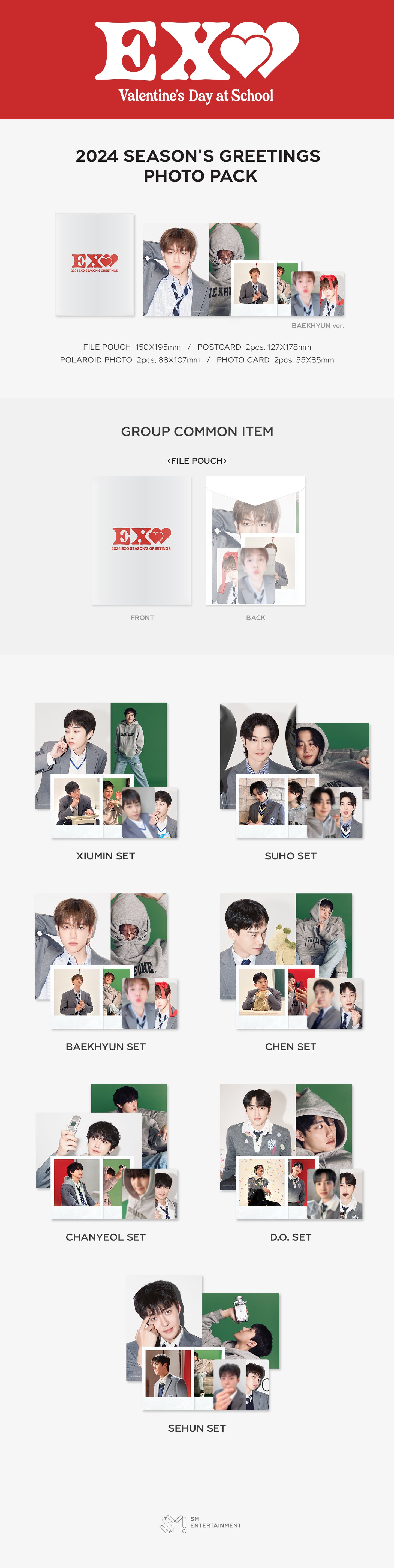 EXO - Season's Greetings 2024 Photo Pack