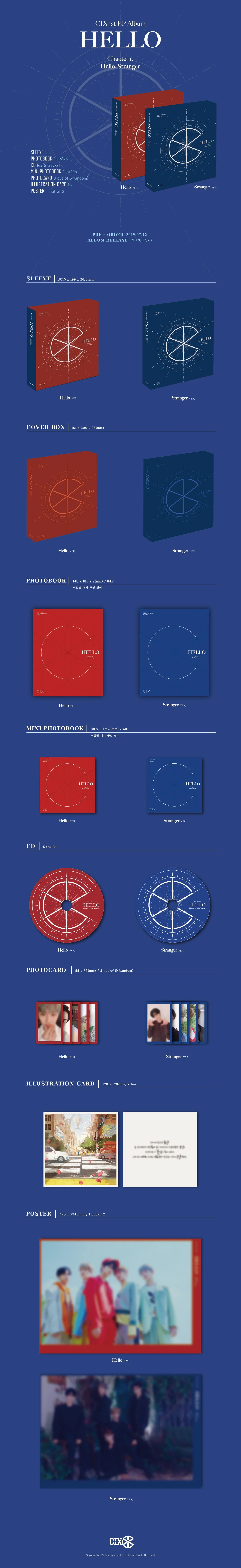 CIX - Hello Chapter 1: Hello, Stranger – K Stars
