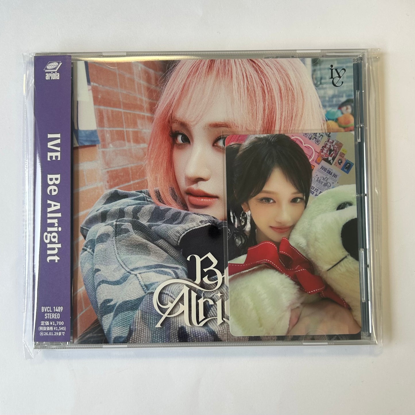 [DAMAGED] IVE - BE ALRIGHT [Japanese Album] (Solo Jacket Ver)
