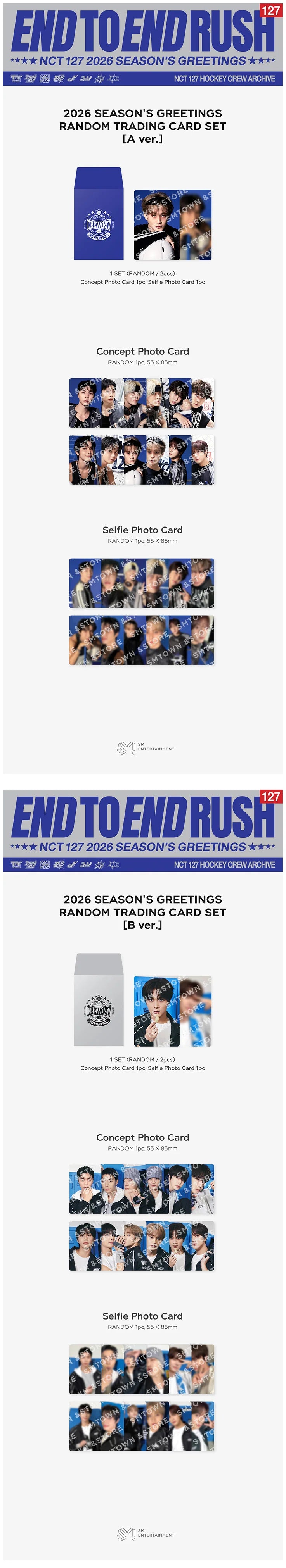 NCT 127 - 2026 Season's Greetings Trading Cards