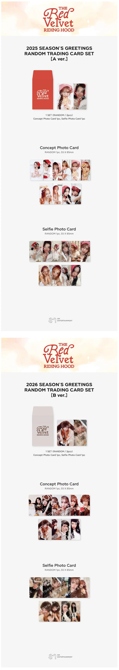 Red Velvet - 2026 Season's Greetings Trading Cards