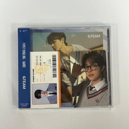 [DAMAGED] &TEAM - FIRST HOWLING: WE (Solo Jacket ver)