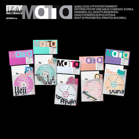 [PRE-ORDER] ITZY - MOTTO (Member Ver.)