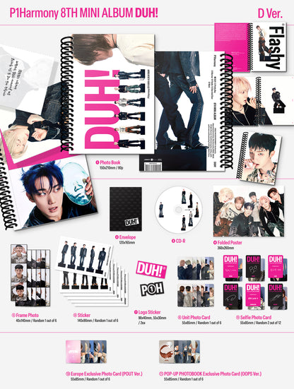 P1HARMONY - DUH! (Photobook) [hello82 Europe POP-UP Exclusive]